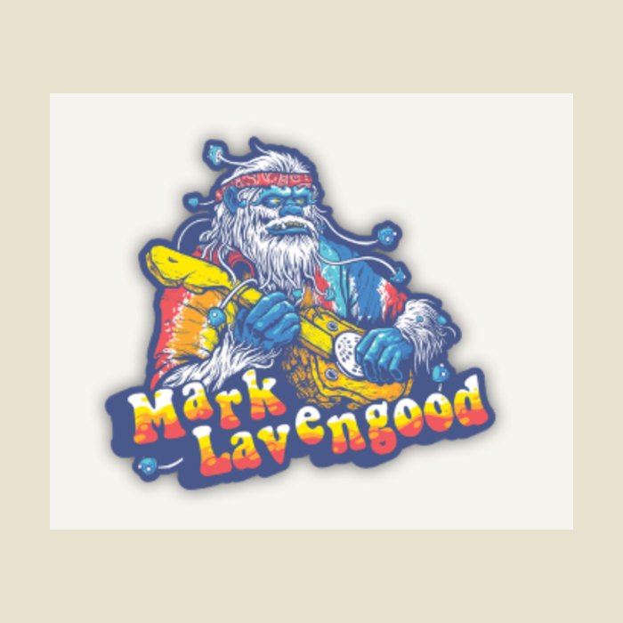 Trippy Sasquatch Magnet